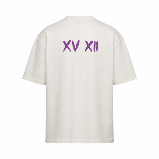 MARE Tee White-Purple Tufting