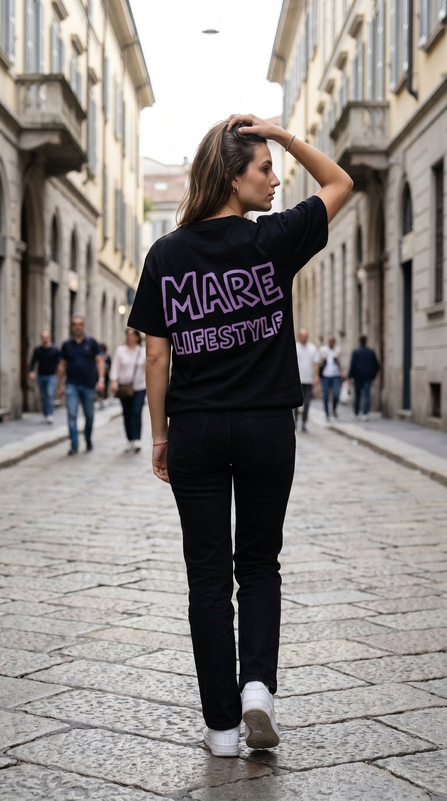 MARE Tee Black Graffiti Unisex