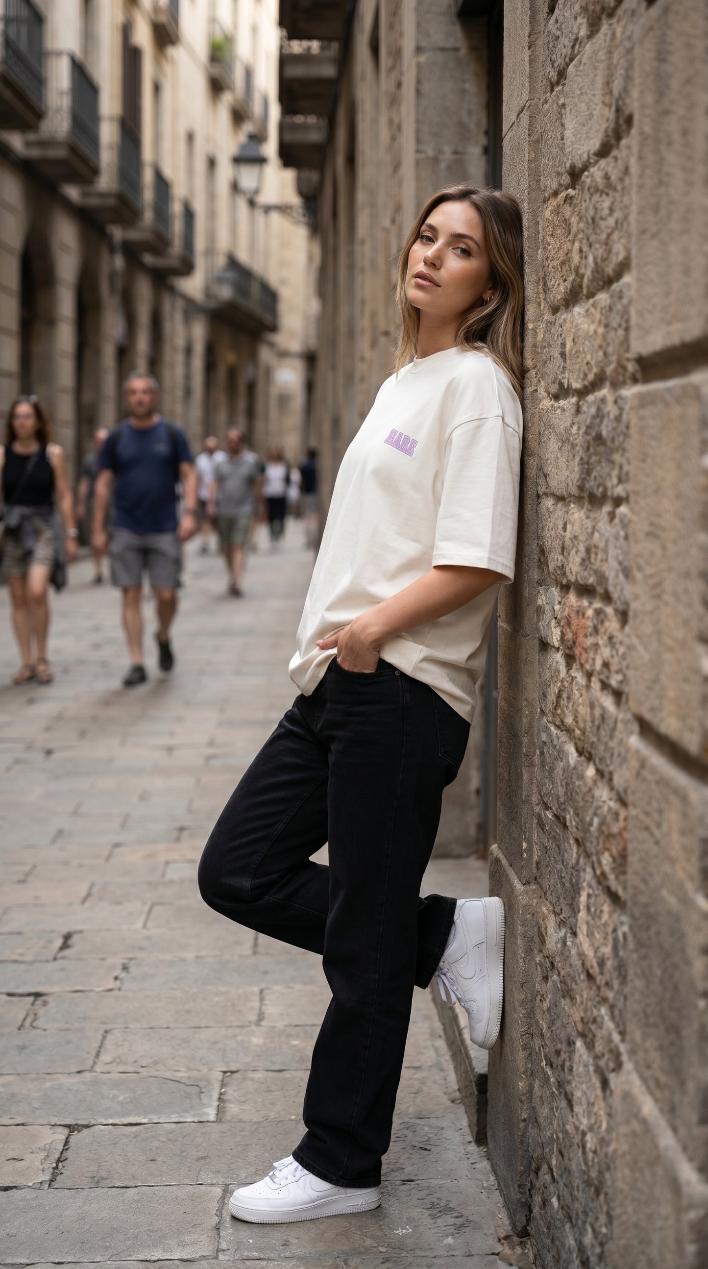 MARE Tee White-Purple