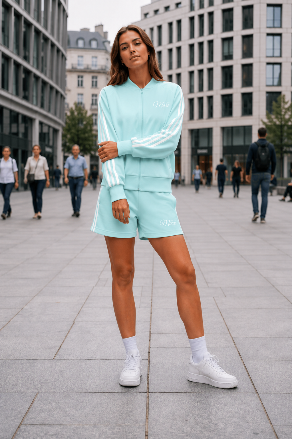 MARE Zipper Mint Stripe