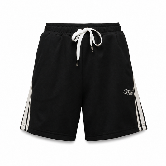 MARE Shorts Black Stripe
