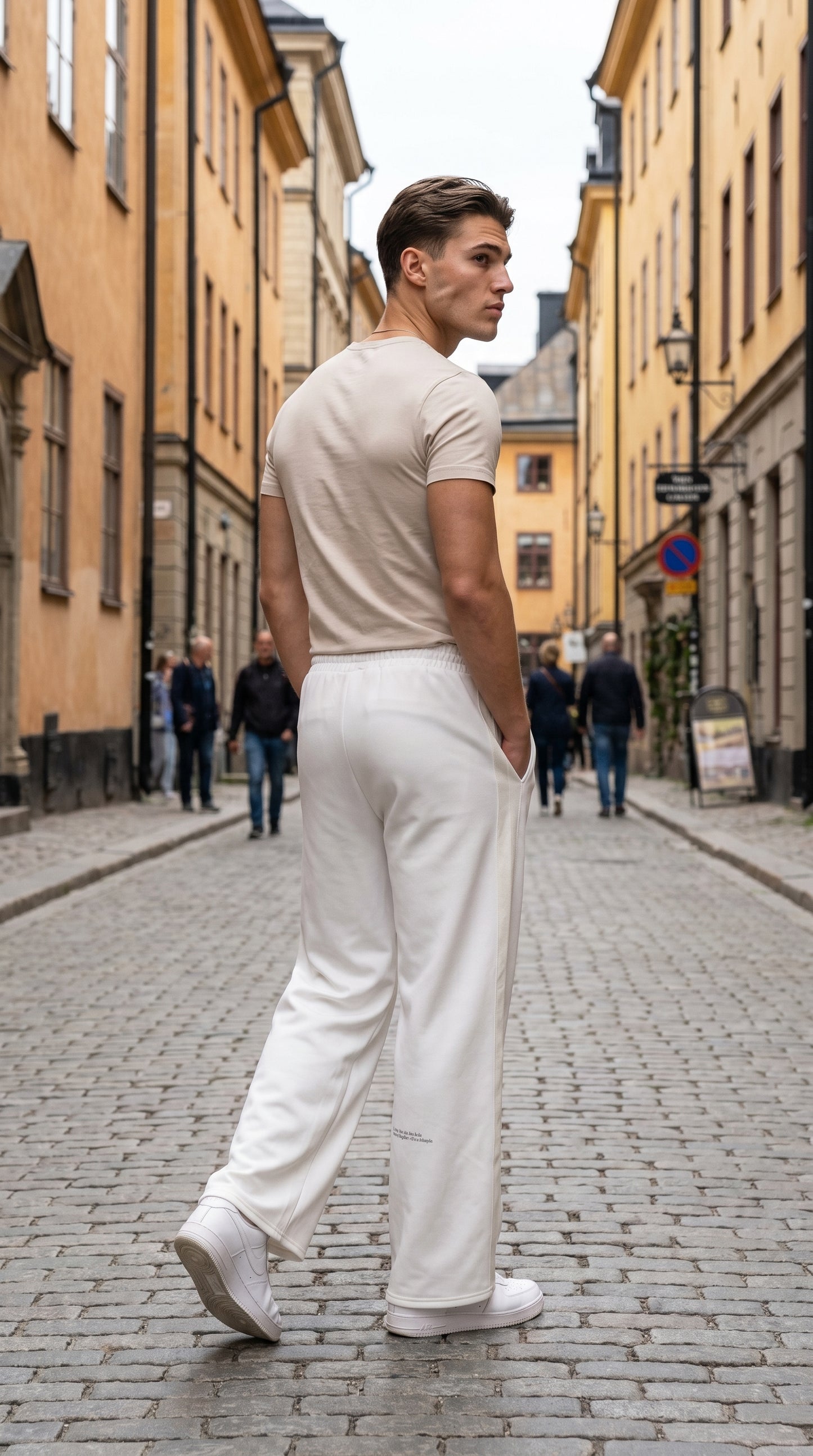 MARE Jogger Pants White