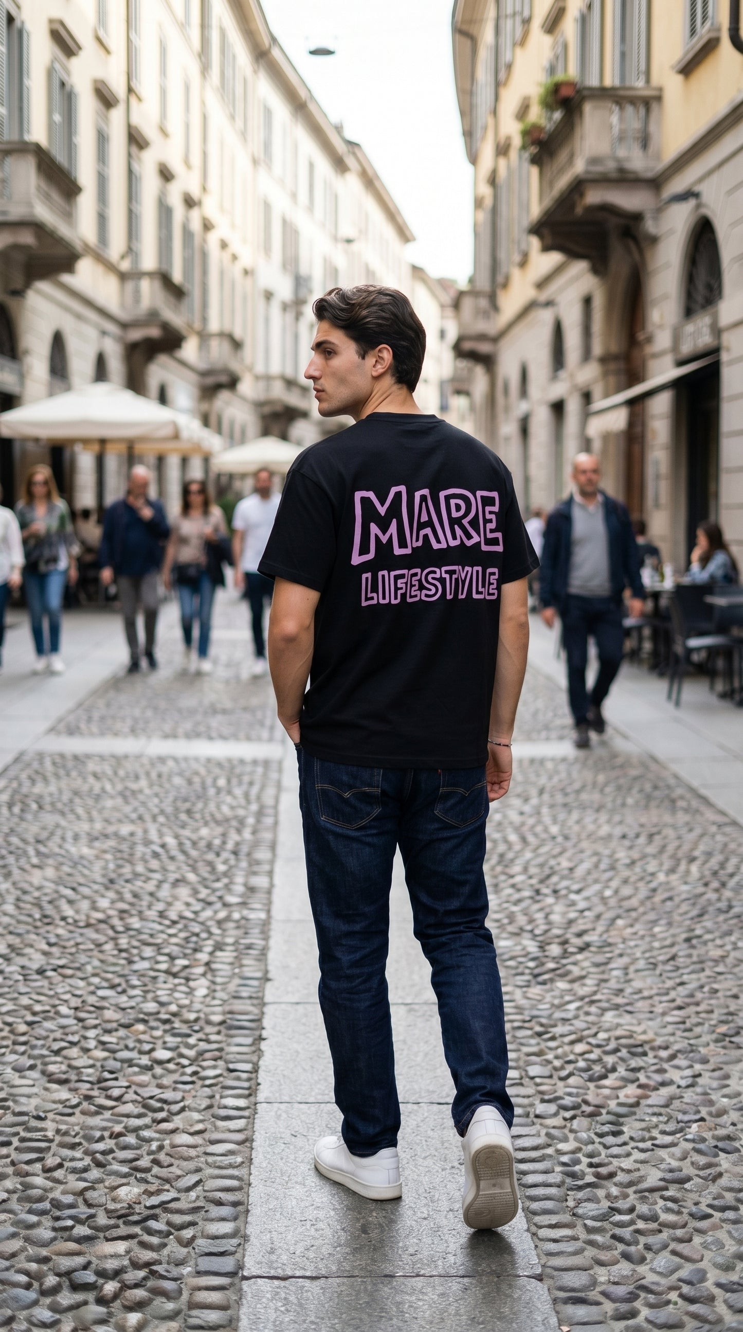 MARE Tee Black Graffiti Unisex