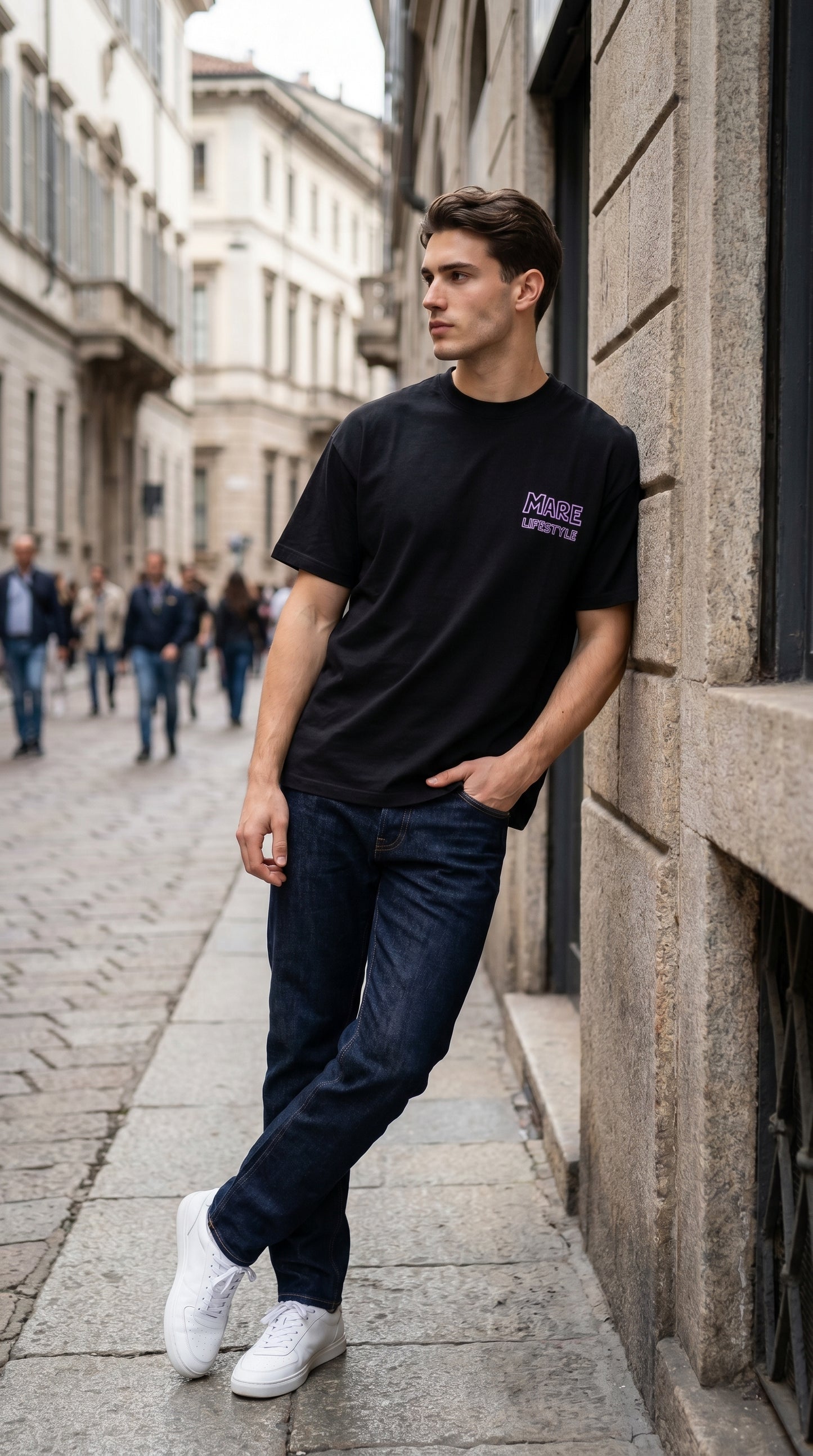 MARE Tee Black Graffiti Unisex