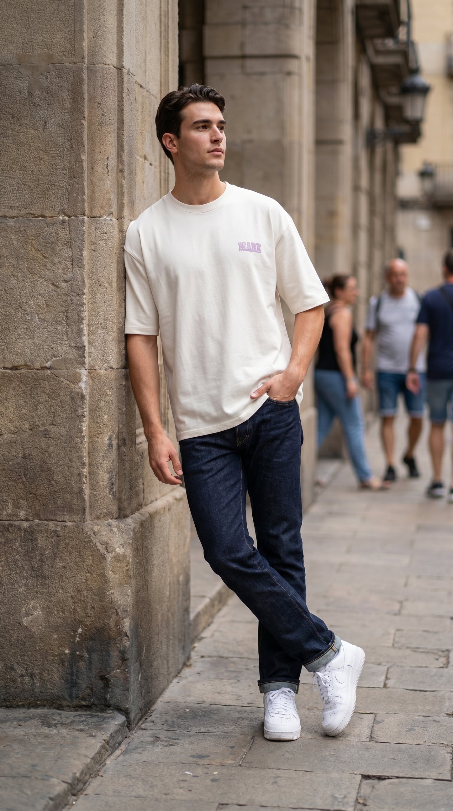 MARE Tee White-Purple