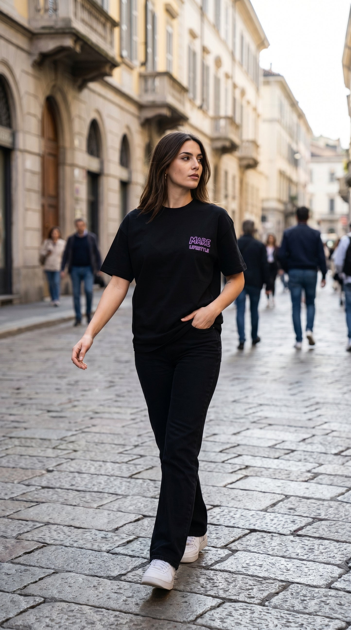 MARE Tee Black Graffiti Unisex
